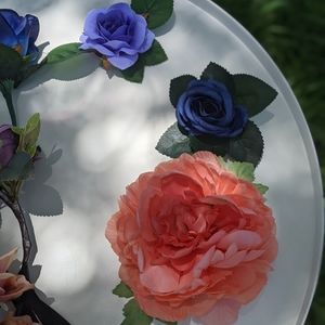 Salmon color hair clip